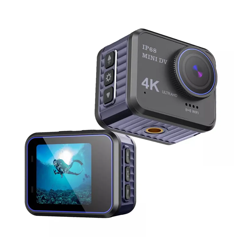 Горячая Распродажа 4K 60 fps водонепроницаемая Спортивная экшн-камера 20m