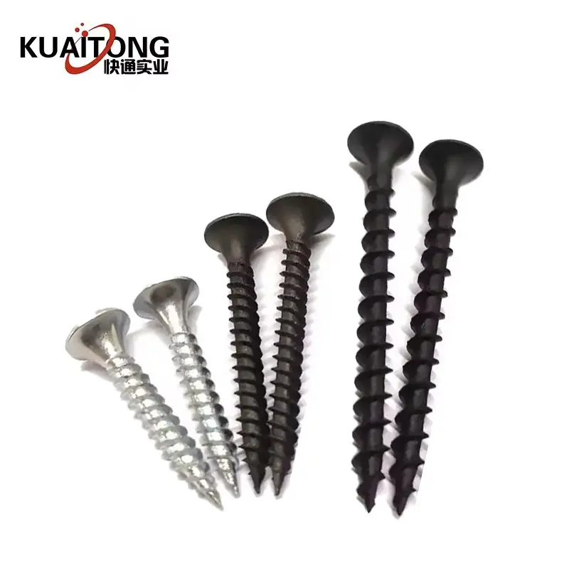 Black Phosphate Drywall Screws Coarse Thread Fine Thread 3.5*25mm Tornillos Gypsum Board Screws Plasterboard Parafusos mdf Screw