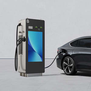 Nueva Estación de Carga para Vehículos Eléctricos de 43 Pulgadas con Pantalla Publicitaria, Ethernet, 4G, 60kw/90kw/120kw, CC, Montaje en Suelo, IP55/IK10, Impermeable - Product Image 1