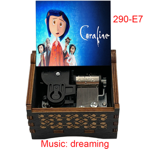 Caja <span class=keywords><strong>de</strong></span> <span class=keywords><strong>Música</strong></span> <span class=keywords><strong>de</strong></span> Madera <span class=keywords><strong>Vintage</strong></span> Dreaming Coraline, Mini Caja <span class=keywords><strong>de</strong></span> <span class=keywords><strong>Música</strong></span> <span class=keywords><strong>de</strong></span> Madera Hecha a Mano, Regalo Mágico, Caja <span class=keywords><strong>de</strong></span> <span class=keywords><strong>Música</strong></span> <span class=keywords><strong>de</strong></span> Fantasía para Fanáticos - Product Image 1