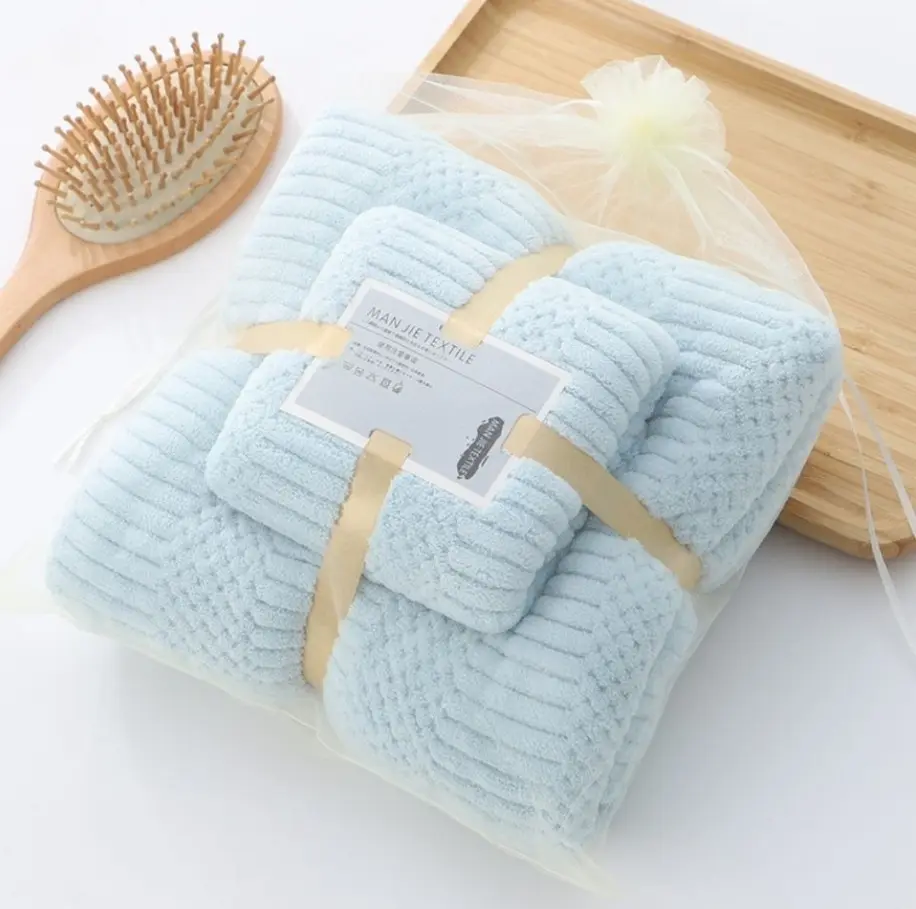 microfiber Towel bath towel set absorbent quick drying face wash wedding hand towel wholesale