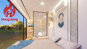 Container Abitativo in Acciaio da 40 Piedi Più Popolare, Certificato CE, Design Moderno per <span class=keywords><strong>Casa</strong></span>, Ufficio, Hotel, Villa, Centro Commerciale - Product Image 5