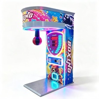 Machine de jeu d'arcade de boxe Bear Boxing, testeur de force de boxe à monnayeur, avec système de rédemption de tickets de divertissement pour centres commerciaux, bars et salles de jeux