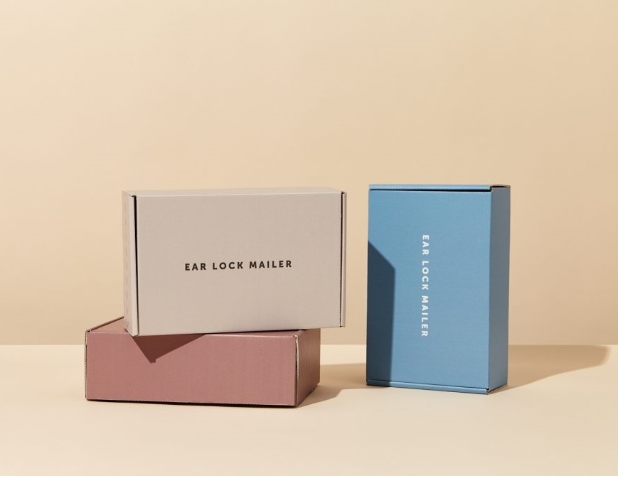 High-End Eco-Friendly Corrugated Mailer Box Custom Size Color Assorted Recycled Materials Custom Logo Matt Lamination UV Coating