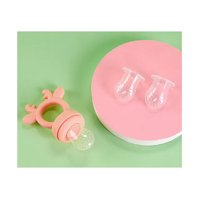 Nouveau design Mangeoire en silicone sans BPA pour aliments frais Sucette pour bébés nourrissons