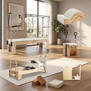 <span class=keywords><strong>Correcteur</strong></span> de colonne vertébrale en bois de chêne pour le Pilates, correction de la scoliose, soulagement lombaire, outil de yoga - Product Image 4