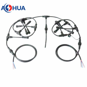 3 Cara 2 3 4 pin seri T paralel kedap air LED konektor Terminal pemisah konektor ip68 lampu LED kabel - Product Image 3