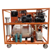New Hopu SF6 Gas Recovery Purification Refilling Machine Three Phase 380V High Purity SF6 Reclaimer 8 Gal 25 L/Min