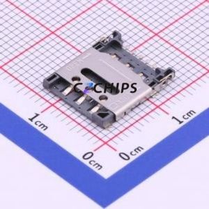 HYC240-SIM06-150 SIM Card Connector SMD Connector Flip Cover Type Nano SIM Card Card Holder No Card Detection - Product Image 1