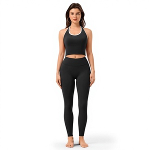 Women Casual Activewear <b>Pocket</b> <b>Leggings</b> High Waist Yoga Pants Fitness Gym Running Breathable Stretch Anti-Bacterial OEM Supply - Product Image 1