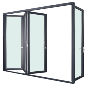 <span class=keywords><strong>Porte</strong></span> pliante en aluminium <span class=keywords><strong>Porte</strong></span> pliante en verre à bris thermique <span class=keywords><strong>Porte</strong></span> accordéon pour patio extérieur - Product Image 1