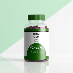 ODM OEM Organic Matcha Green Tea Gummies with Vitamin B12 Private Label Adult <b>Herbal</b> <b>Supplement</b> Supply - Product Image 4