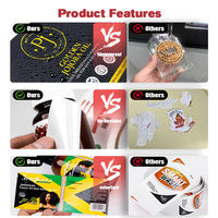 Venta Directa de Fábrica, Etiquetas Autoadhesivas Personalizadas para Botellas, Etiquetas de Vinilo Mate Resistentes al Agua y al Aceite, Etiquetas de BOPP Impermeables