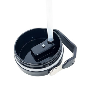 Topnovo 2025 Nuevo Vaso Térmico Ice 2.0 con Pajita Abatible y Asa, Tapa Giratoria, Botella de Agua de Acero Inoxidable Resistente a Fugas - Product Image 6