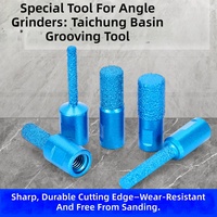 Fraise diamantée brasée sous vide Magic Diamond Tool, filetage M10, pour meulage sous plan de travail, meuleuse d'angle, granit, quartz