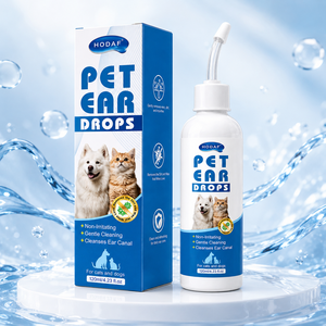 Pet <strong>Ear</strong> Cleaner <strong>Drops</strong> Gentle Formula Removes Wax Dirt Odor <strong>Infection</strong> Prevention Safe for Dogs Cats Daily Use - Product Image 4