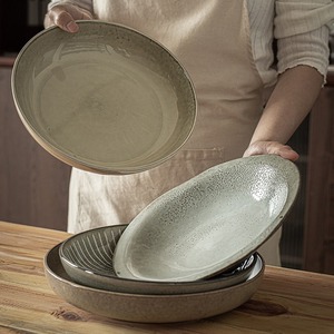 จานเค้กทรงกลมลึกสวยงาม MSH สำหรับใช้ในบ้าน <span class=keywords><strong>ราคา</strong></span>โรงงาน จานเซรามิกสไตล์วินเทจ - Product Image 3