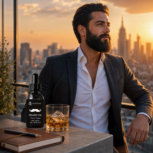 Huile à <span class=keywords><strong>Barbe</strong></span> Naturelle Marque Blanche Sauge Sclarée Soin Homme Huile Croissance <span class=keywords><strong>Barbe</strong></span> Hydratante Conditionnante Adoucissante Soin des Poils Faciaux 30ml - Product Image 2