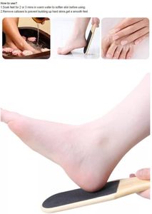 Strumento professionale per la cura dei piedi lima per piedi in legno trattamento dei talloni screpolati rimuove i calli - Product Image 4