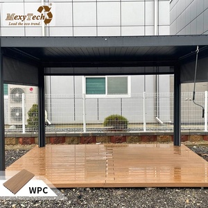 Nhị sắc chất lượng tốt nóng bán sàn ngoài trời nhựa không thấm nước composite WPC decking thiết kế mới - Product Image 5