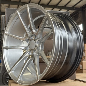 17 pouces 8 trous pcd100 108 <span class=keywords><strong>jantes</strong></span> de machine hyper argentées en fonte d'aluminium pour <span class=keywords><strong>peugeot</strong></span> 208 toyota avalon <span class=keywords><strong>2008</strong></span> - Product Image 4