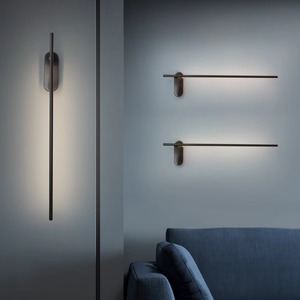 Minimalist Linear Wall Lamp Led <b>Light</b> 60Cm For Bedroom <b>Corridor</b> Background Lighting - Product Image 4