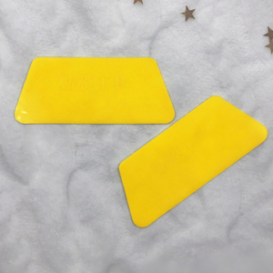 Car Window Film Application Squeegee Yellow Plastic PP Anti Scratch Tool For Car Tinting - Product Image 1
