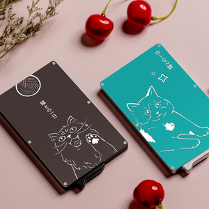 Portefeuille en aluminium magnétique RFID personnalisé Kaisca, 6 pouces, 8 mm d'épaisseur, porte-cartes de crédit, poche pour un rangement sécurisé - Product Image 4