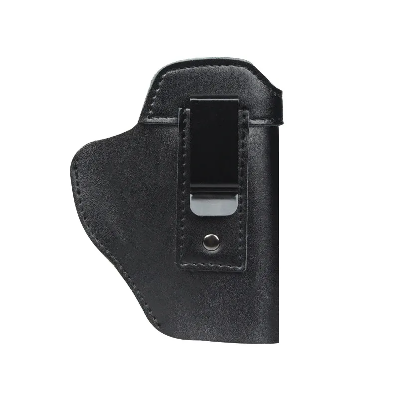 Leather Tactical Holster Gun Universal 9mm IWB Holster Concealed Carry For Pistols