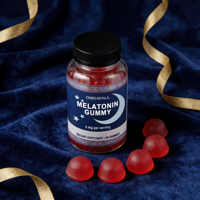 Gommes à la mélatonine 5 mg pour le sommeil, extraits de plantes, gommes à la mélatonine aux champignons OEM