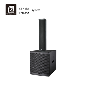 4 X Système de sonorisation à colonne <span class=keywords><strong>Pro</strong></span> de 4.5 pouces Caisson de basses actif Caisson de basses alimenté de 15 pouces avec son <span class=keywords><strong>audio</strong></span> Haut-parleur à colonne 4X4.5 colonnes - Product Image 1