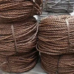 Makine Rattan ticaret çok renkli Rotatory dize Rattan Pe Rattan ekstruder makinesi