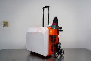 Nouveau Nettoyeur Laser Pulsé 500W Portable avec Valise à Roulettes et Roues pour Monter les Escaliers, pour le Nettoyage Industriel <span class=keywords><strong>de</strong></span> la Rouille, <span class=keywords><strong>de</strong></span> la Peinture et <span class=keywords><strong>de</strong></span> <span class=keywords><strong>l</strong></span>'Oxyde sur Métal et <span class=keywords><strong>Aluminium</strong></span> - Product Image 5