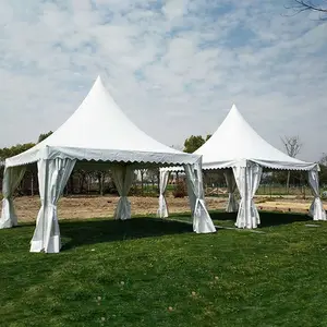 야외 탑 텐트 방수 내구성 알루미늄 현대 웨딩 파티 텐트