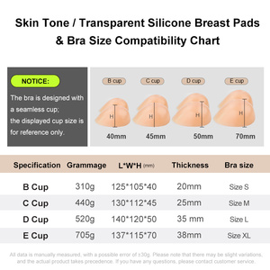 <span class=keywords><strong>Soutien</strong></span>-<span class=keywords><strong>Gorge</strong></span> <span class=keywords><strong>Push</strong></span>-<span class=keywords><strong>Up</strong></span> Sans Armature en Dentelle Confortable et Sans Couture pour Femmes, Faux Sein en Silicone OEM/ODM, Coussinet Poitrine pour Mettre en Valeur les Petites Poitrines - Product Image 5