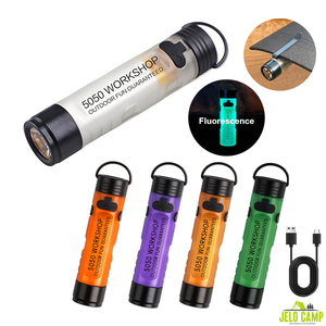 Newest 5050 WORKSHOP <b>Micro</b> Pocket <b>Light</b> Type C USB Rechargeable Outdoor Hiking Miniature <b>LED</b> Flashlight - Product Image 1