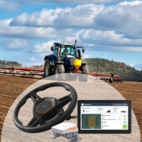Sistema de Conducción GPS con Piloto Automático para Tractor 812 818 Compatible con Isobus, RTK y Dirección Automática