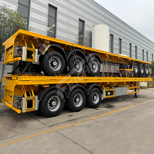 Feichi 3-assige 20ft 35ft 40ft Dieplader Oplegger 40 Ton Transport Container Lading Dieplader Vrachtwagen Aanhangwagen Export Naar Tanzania - Product Image 6