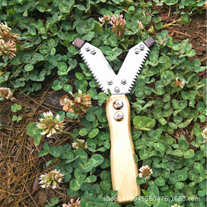 Sierra de corte de corteza de doble hoja Feimaotui de 180 mm, de acero con alto contenido de carbono, en forma de V, para cortar corteza de árbol de jujube - Product Image 3