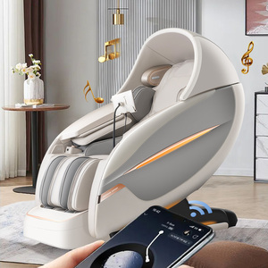 Blanc 4d sl piste zéro gravité ai ion chaise de massage physiothérapie infrarouge complet du corps - Product Image 1