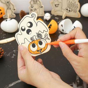 Kit de peinture sur bois en gros, ensemble de peinture d'Halloween pour enfants, modèles artistiques, jouet éducatif pour garçons et filles, livraison directe - Product Image 2
