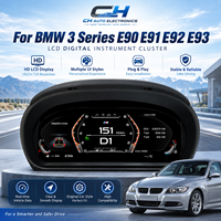 Pour BMW Série 3 E90 E91 2005-2012, remplacement du tableau de bord numérique LCD, du compteur de vitesse et des jauges