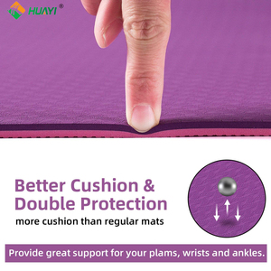 HUAYI Wholesale <strong>Custom</strong> Printed Yoga <strong>Mats</strong> logo Customized Eco Yoga <strong>Mat</strong> - Product Image 4