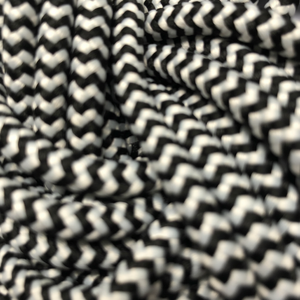 Cordones redondos personalizados superventas de alta tenacidad 100% poliéster 0,8 cm cordón trenzado con colores alternos - Product Image 1