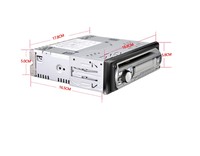 Unique 1 Din Voiture DVD CD Lecteur MP3 Audio Stéréo USB/AUX/SD FM BT In-dash Radio