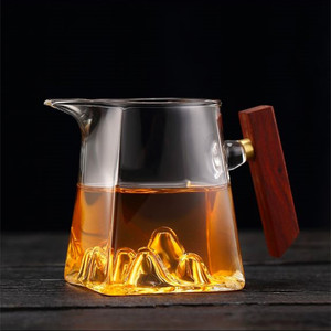 Nhà sản xuất bán buôn nhiệt độ cao chịu mài mòn cao Borosilicate Tea ấm trà cho nhà văn phòng sử dụng Handmade Glass ấm trà - Product Image 6