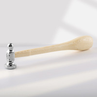 Marteau à double face pour la fabrication de bijoux, manche en bois de 10 pouces |   Boule à tête bombée de 14 mm et face bombée de 28 mm pour bijoutiers