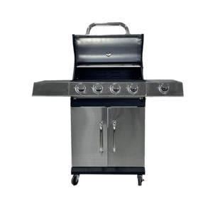 Griglia BBQ a Gas <span class=keywords><strong>da</strong></span> Esterno con 4 Bruciatori in Acciaio Inox di Alta Qualità, Autoportante, Facile <span class=keywords><strong>da</strong></span> Pulire, per <span class=keywords><strong>Giardino</strong></span> e Feste - Product Image 4