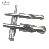 Foret hélicoïdal FEIDA HSS M2 1/2 pouce en acier rapide à queue réduite pour le perçage du métal, de l'acier inoxydable, de l'alliage de titane et de l'aluminium