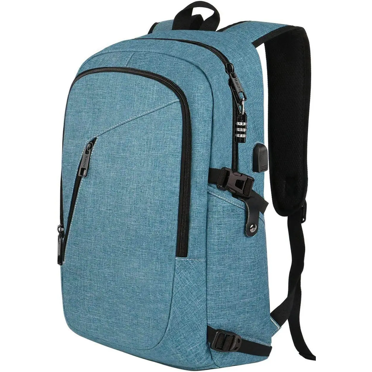 Azul cielo gris anti robo de alta calidad ergonómico de alta escuela mochila enorme mochila para la escuela chica adolescente de amazon